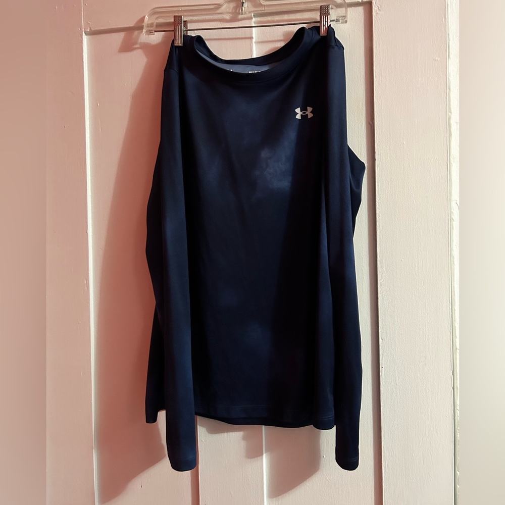 Blue “Tie Dye” Under Armour Long Sleeve, Medium